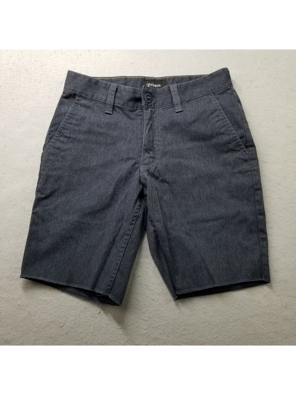 Brixton Shorts Mens Size 28 Blue Toil 2 Chino Shorts Skater Snowboard